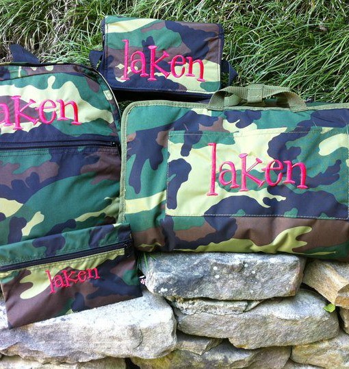 Nap Mat Mint Julep Monograms