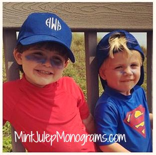 Toddler and Youth Monogrammed Hat-great to keep your little one covered!