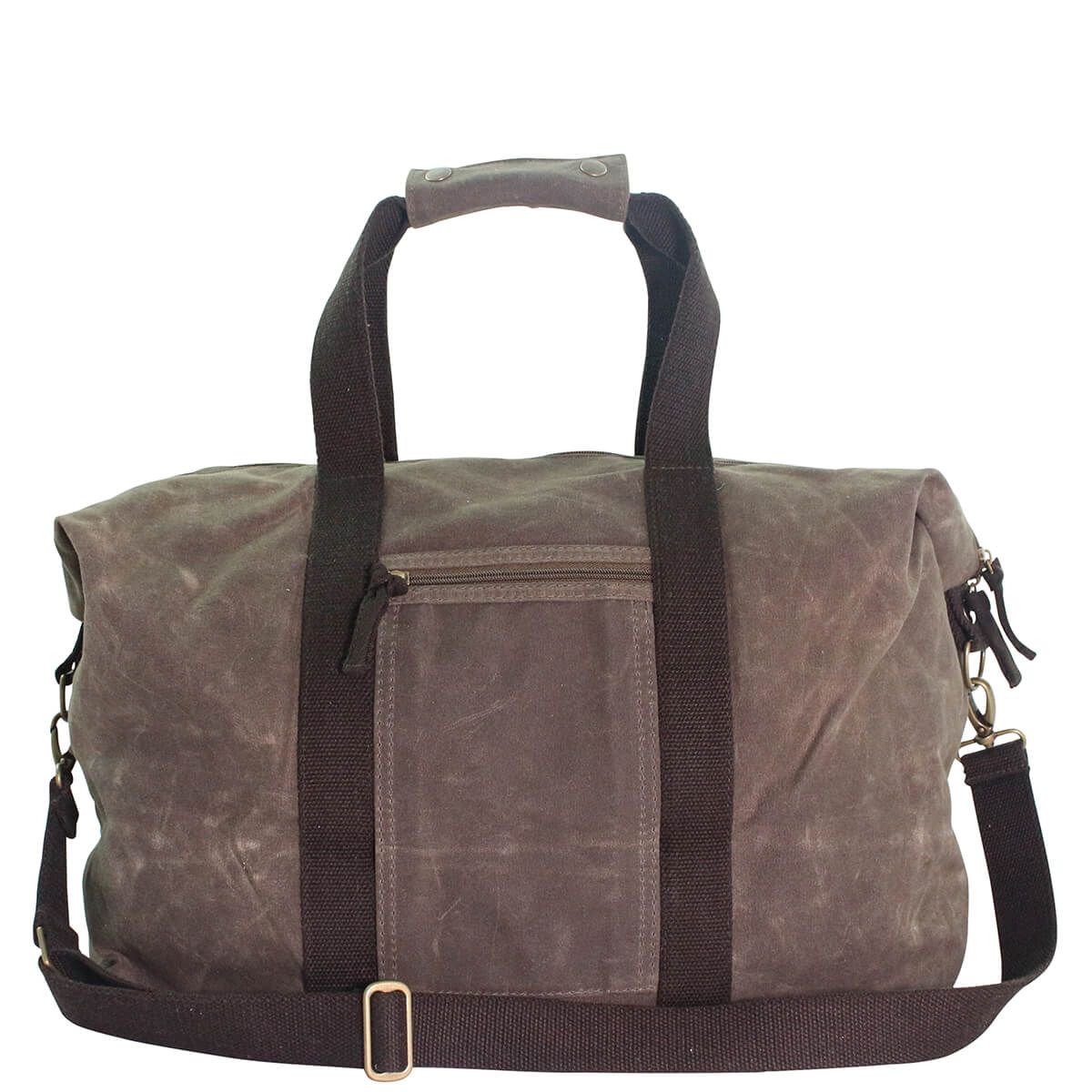 Monogrammed Waxed Canvas Expedition Overnight Bag- 5 Star!