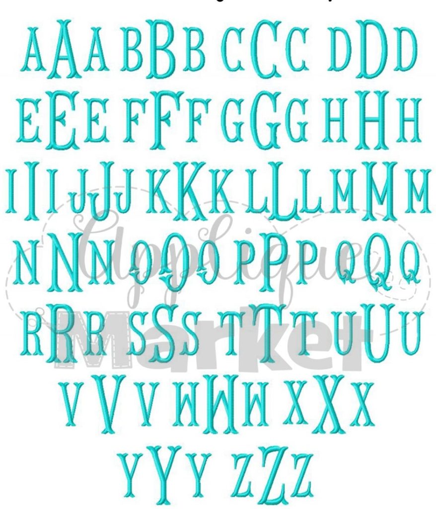 fishtail font